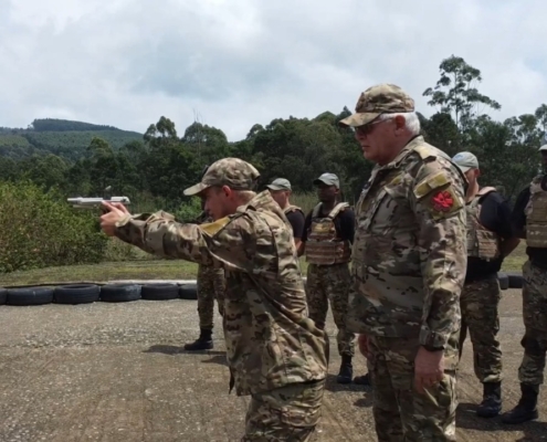 Practicing with Gun Army Three-Month Basics Training - Army basic training style program - army training - Special Forces Training Style