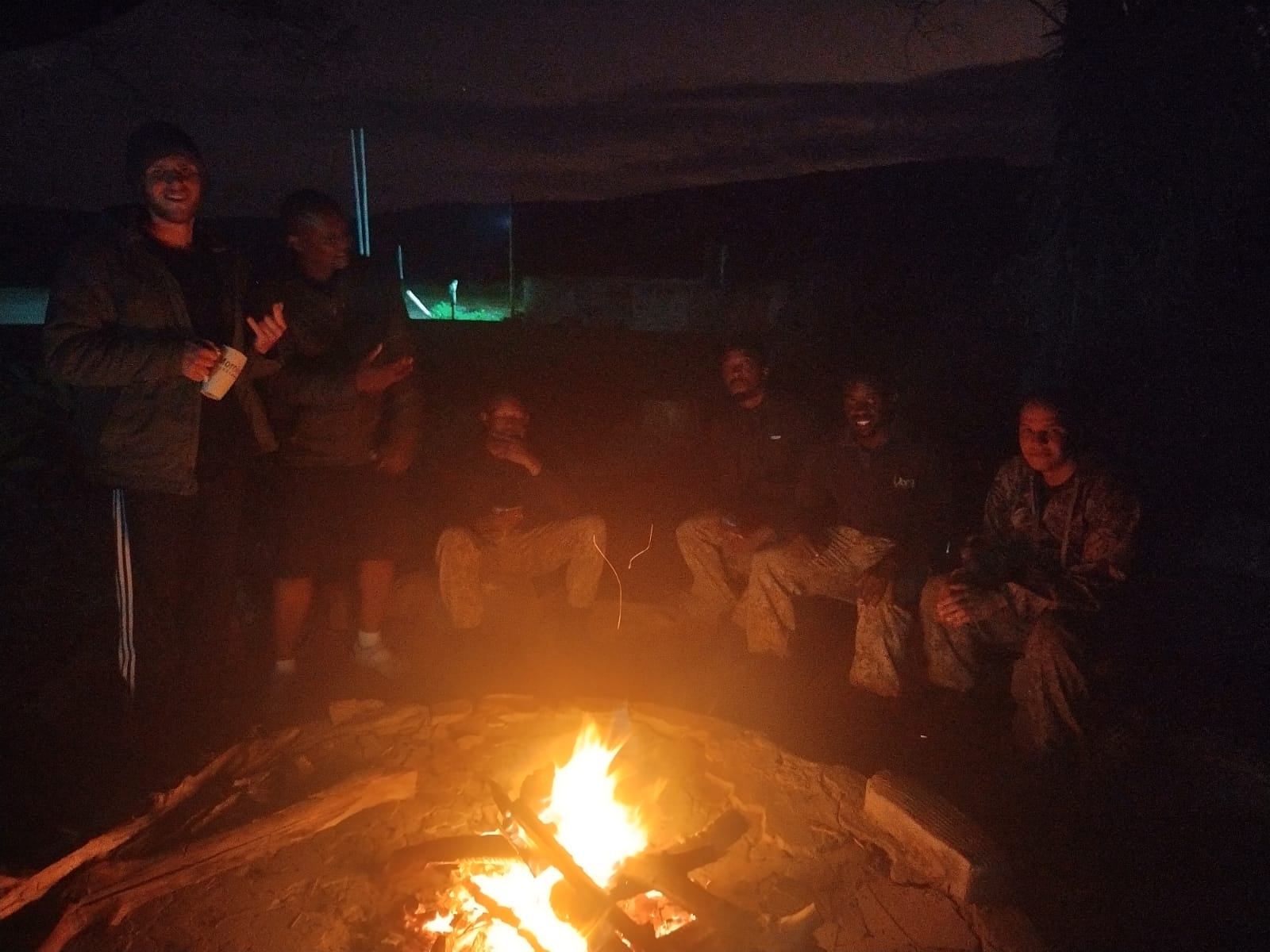 Campfire at the academy